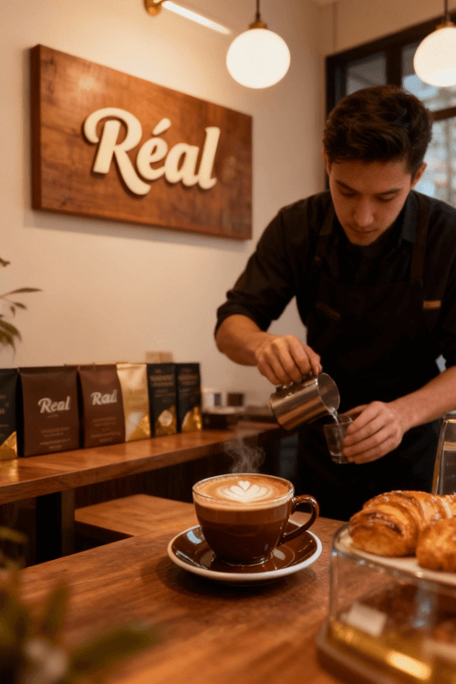 Unlock the Unique Charm of Réal Coffee! Full VI Design RevealedImage9