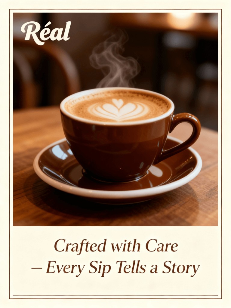 Unlock the Unique Charm of Réal Coffee! Full VI Design RevealedImage6