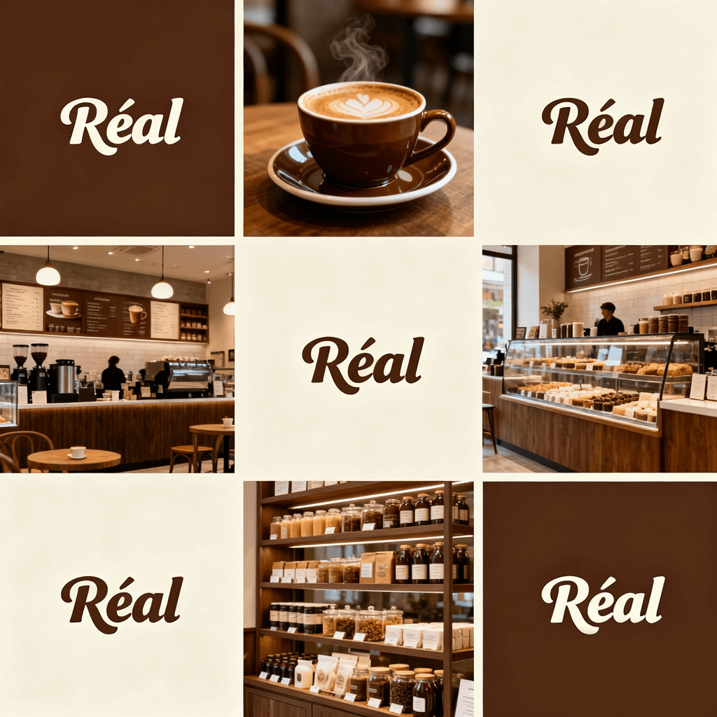 Unlock the Unique Charm of Réal Coffee! Full VI Design RevealedImage