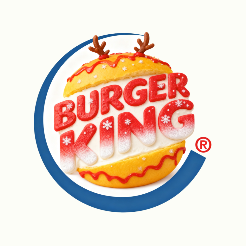 When Burger King Meets Christmas: Creating 10 Distinctive Christmas Limited-Edition Logos with AI Logo CreatorImage1