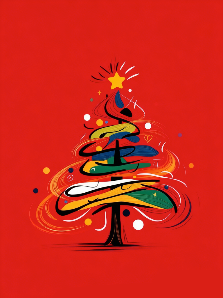 Nano Banana x AILogoCreator Abstract Hand-Drawn Christmas PostersImage3 Nano Banana x AILogoCreator Abstract Hand-Drawn Christmas PostersImage3