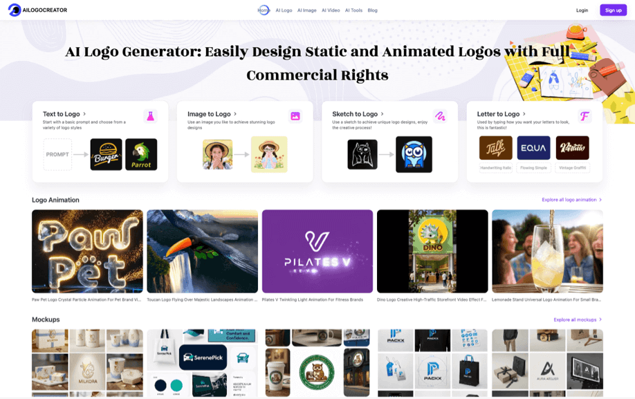 More Than Just Logos: 8 New AI Visual Features of AILogoCreator – Your One-Stop Brand Asset SolutionImage